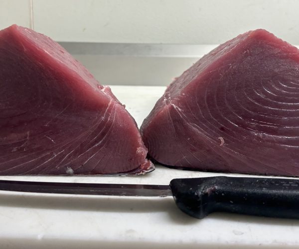 Fresh Catch Yellowfin Tuna Steaks…Please call for fresh shipment info.