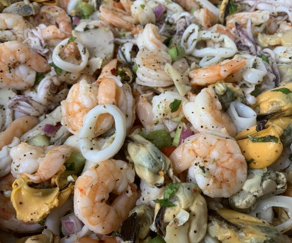 House “King-Pin” Seafood Salad $19.99/lb.