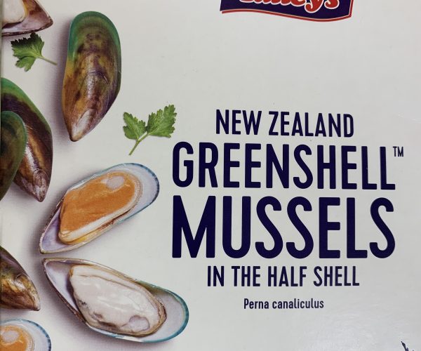 Tally’s New Zealand Green Shell Mussels 2# Box $17.99